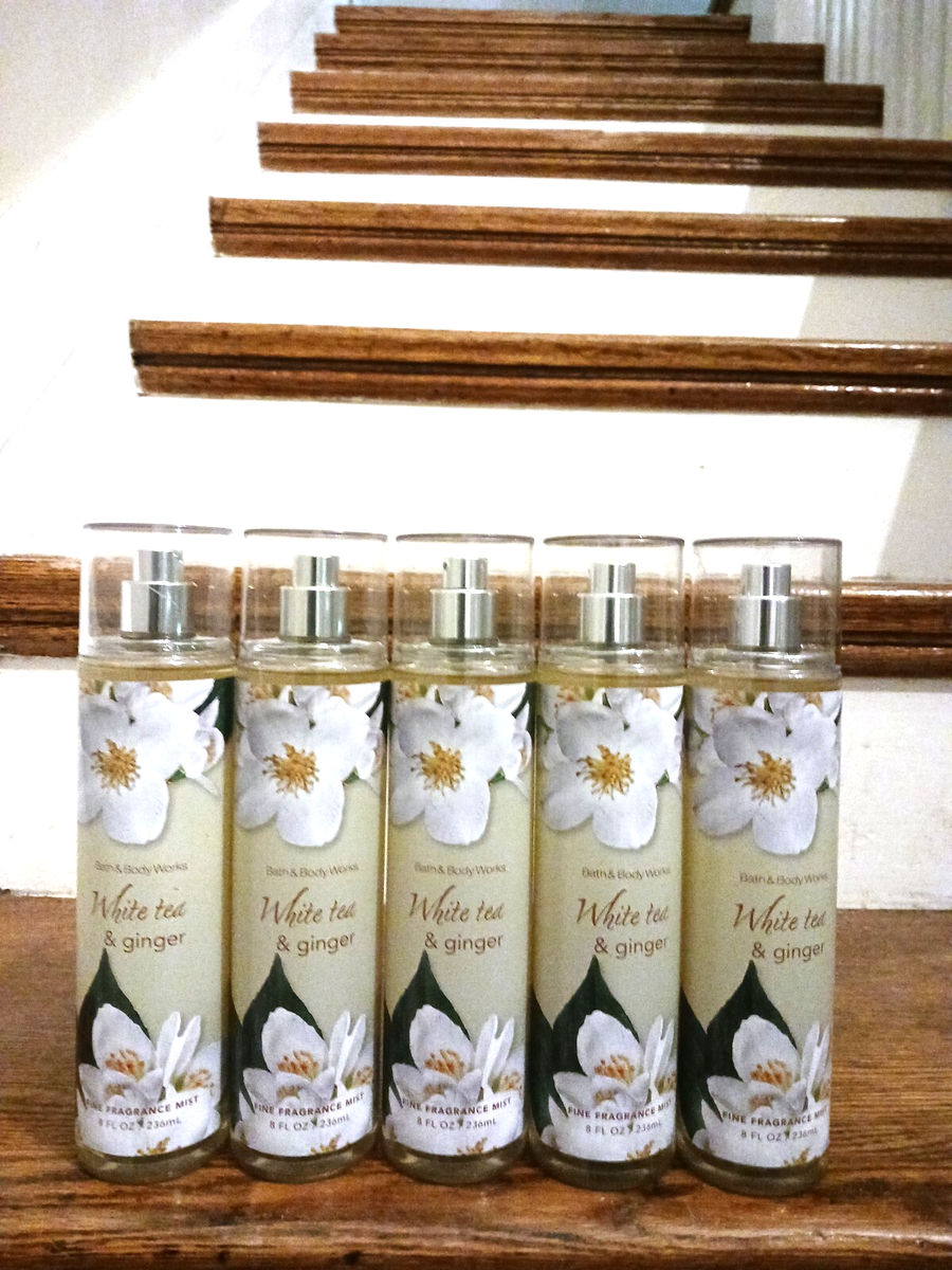 Bath&Body Works Aroma Theraphy 3本まとめ売り BATH AND BODY WORKS BBW WHITE TEA AND GINGER FINE FRAGRANCE MIST