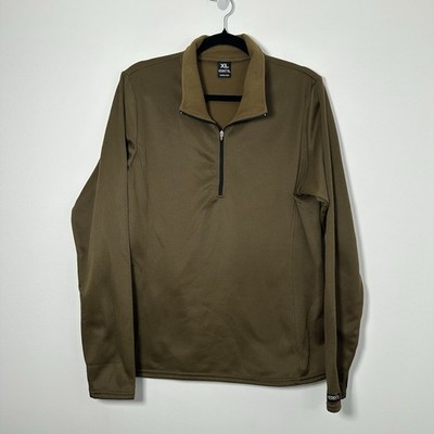 Kerrits Women s Equestrian Olive Green Quarterzip Sweater Size XL