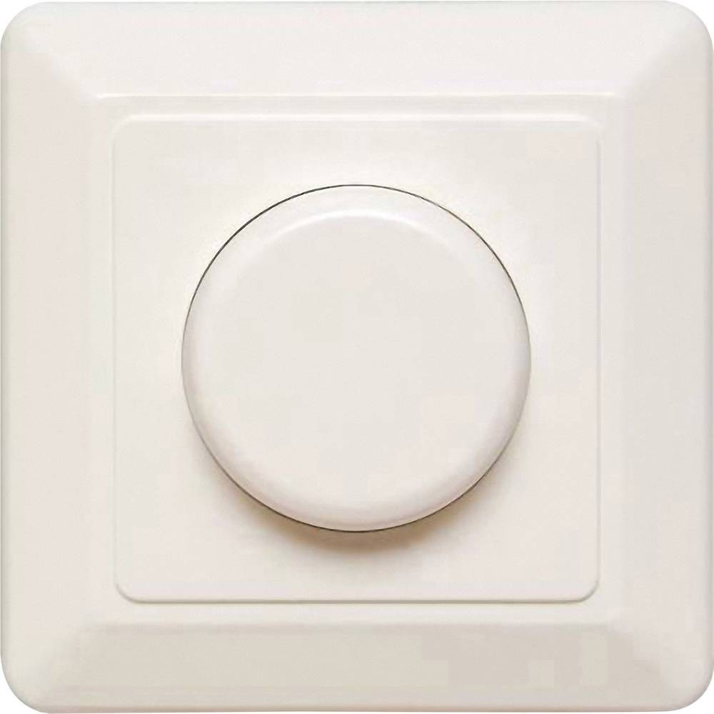 Variateur encastré Ehmann T46.03 blanc universel à bouton rotatif