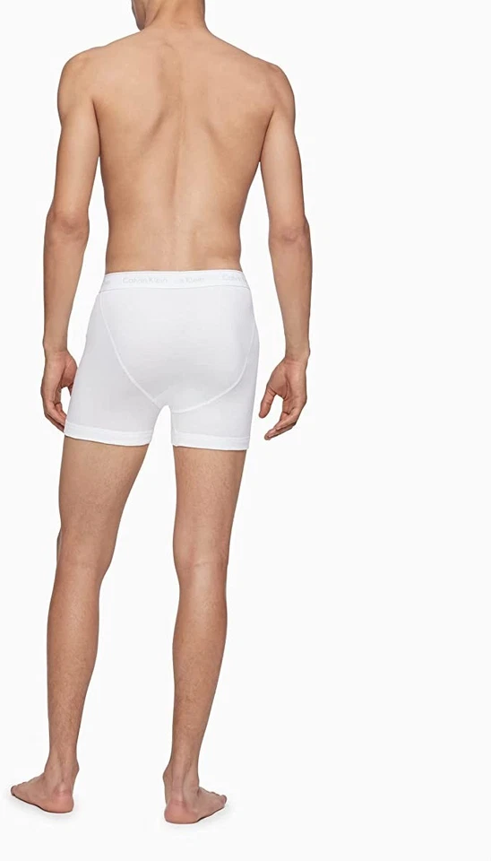 Calvin Klein BOXER Ropa Interior Hombre Calzoncillos M-XL Microfibra Paquete de 3 Elastizados Absorbentes Foto 4 de 4