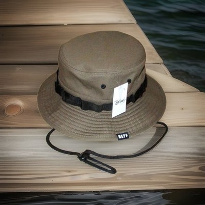 MENS NEFF DISNEY MICKEY MOUSE BROWN BOONIE BUCKET HAT