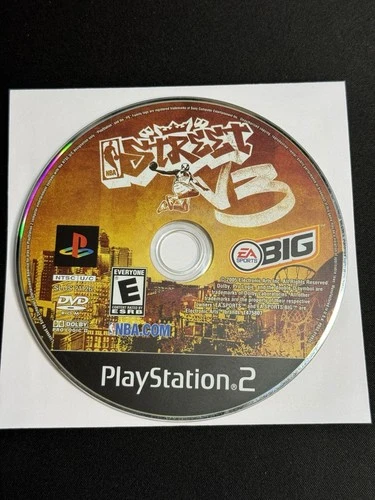 NBA Street Vol 3 (Sony PlayStation 2, 2005) DISC ONLY Tested Working