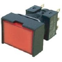 1Pcs A16-JYM-2 Pushbutton Switches DPDT MOM RECT YELL IP40
