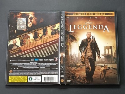 DVD Film I Am Legend Will Smith Single Disc Edition Italian Film