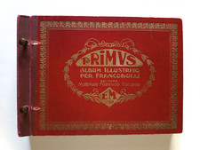 MARINI album illustrato per francobolli "PRIMUS" 1927 usato e vuoto