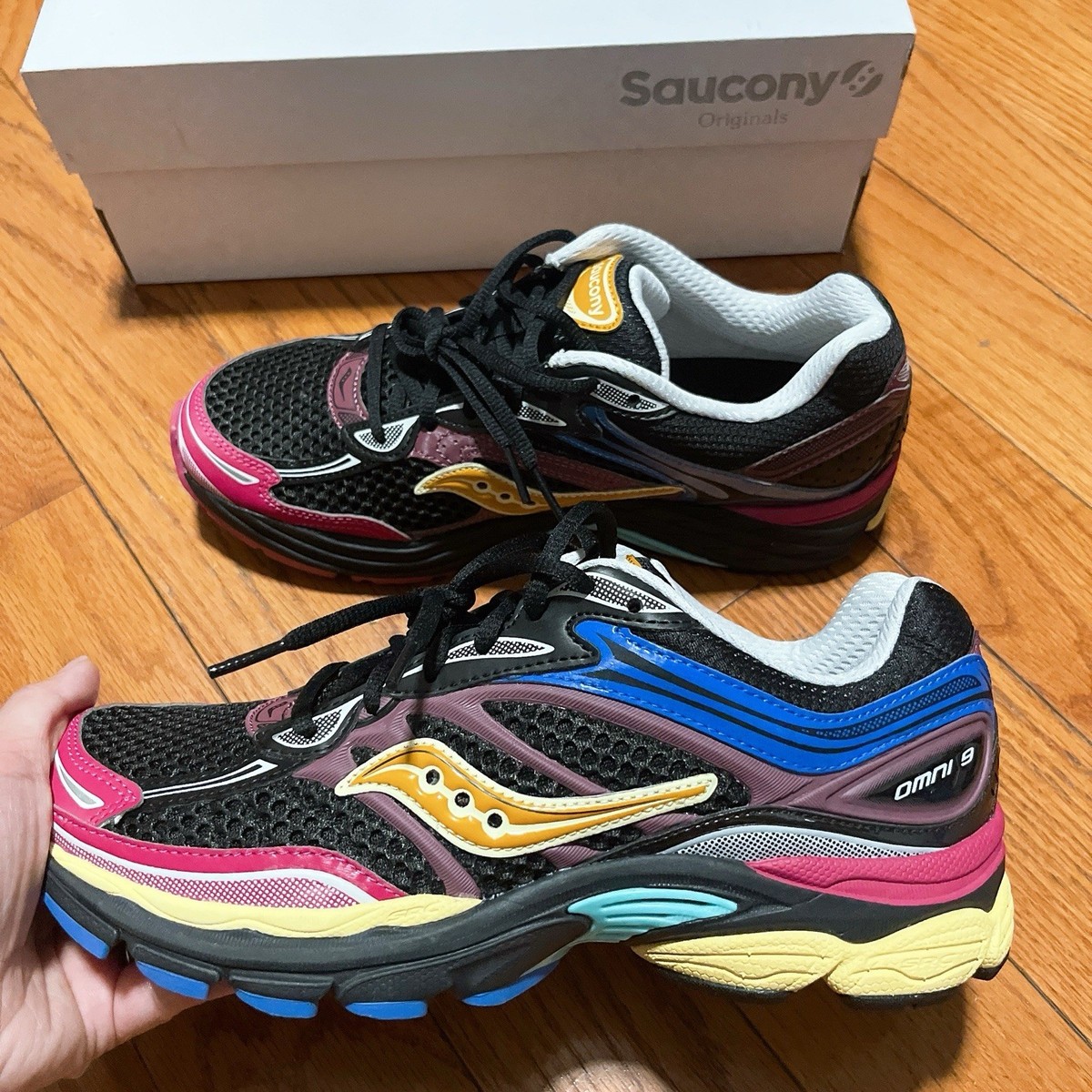 Saucony Progrid Omni 9 Black/Multi Bario/Noir S70739-65 Mens  display picture 3