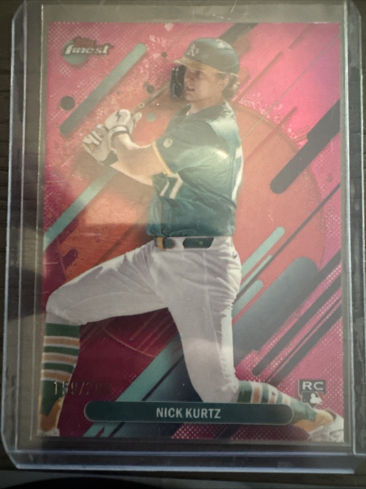 2025 TOPPS FINEST - NICK KURTZ RC #252 MAGENTA /200