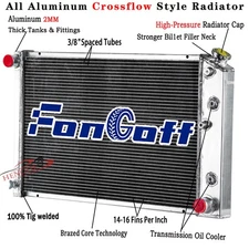 3 ROW Aluminum Radiator For 1968-1973 Chevy Chevelle 1968-77 El Camino GMC AT
