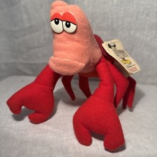 Vintage SEBASTIAN Plush Disneyland Disney World Park The Little Mermaid W/tags 8