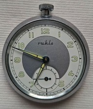 RUHLA UMF mechanische Taschenuhr 60er Jahre für Bastler