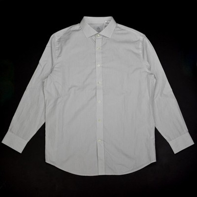 NWT $198 Todd Snyder Thomas Mason White Striped Dress Shirt Men's 16 AUTHENTIC