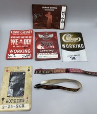 Lot Of 7 ~ Concert Working Passes Dave Matthews Styx Chicago Duran Duran & More