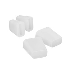 Sink Rack Rubber Feet,4 PCS Rubber Feet for Kitchen Sink Bottom Grid,White Color