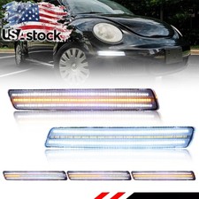 Clear Led Front Bumper Corner Turn Signal Lights For 2006-2010 Volkswagen Beetle Clear Led Front Bumper Corner Turn Signal Lights For 2006-2010 Volkswagen Beetle