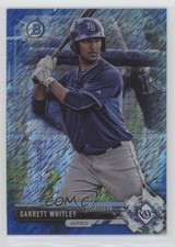 2017 Bowman Chrome Prospects Blue Shimmer Refractor Garrett Whitley #BCP53 s3g