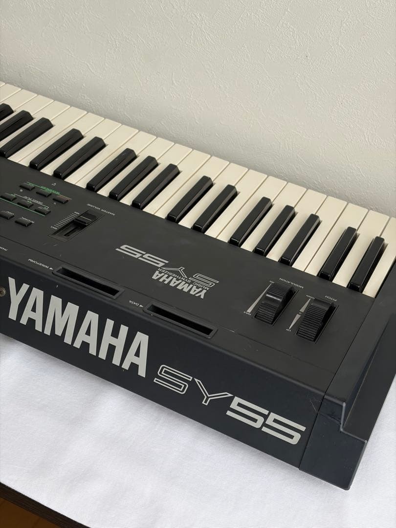 maro YAMAHA SY55 アナログシンセサイザー Yamaha SY55 Music Synthesizer Workstation Keyboard MIDI Tested