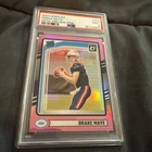 2024 Panini Donruss - Rated Rookie Drake Maye #379 Optic Preview Pink PSA 9