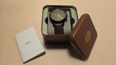 Fossil Herren Armbanduhr BQ2461 Luther Chronograph Edelstahl, neu, OVP