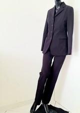 DIVINA Tailleur/Completo Giacca+Pantaloni borgogna, elasticizzati, tg.42 M donna