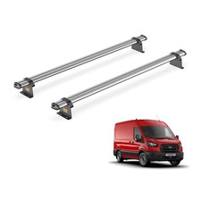 Ford Transit Roof Rack for 2014+ MK8/9 [H2] 2x Roof Bars Van Guard Ulti Trade
