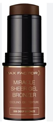 Max Factor Miracle Sheer Gel Bronzer 006 Deep Bronze