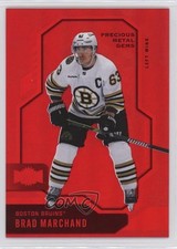 2024-25 Skybox Metal Universe PMG Red 28/100 Brad Marchand #74 4lz
