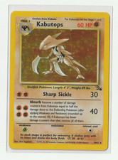 Kabutops 9/62 Fossil Holo Pokémon 1999 MP on eBay