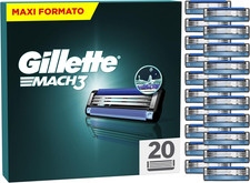 Mach3 Lamette Di Ricambio per Rasoio Da Uomo, Rasoi a 3 Lame per Una Rasatura Pr