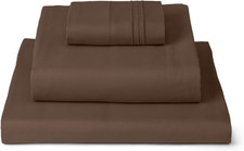 Twin Sheets Set - 3 PC Iconic Collection Bedding - Hotel Luxury, Extra Soft, Coo