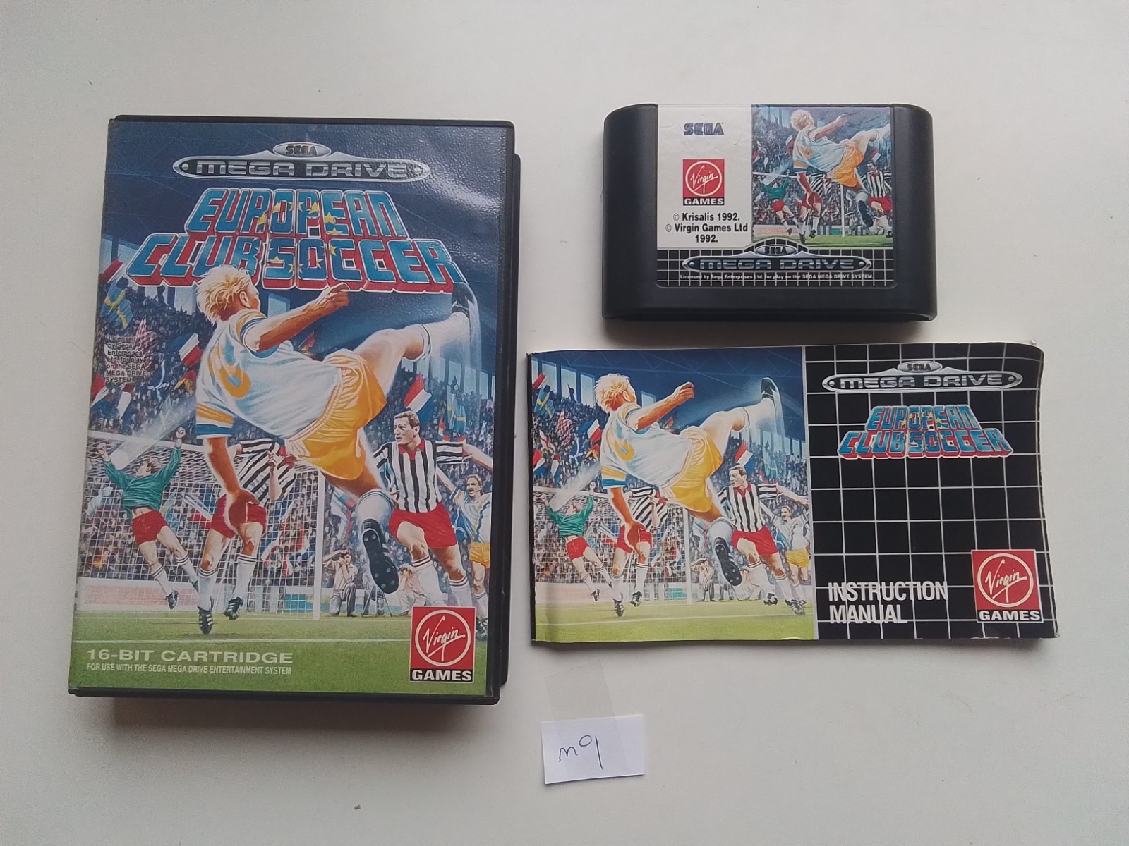 European Club Soccer Complet sur SEGA Megadrive !!!