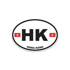 Country Code Euro Hk V1 Sticker Decal