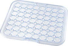 Addis Transparent Sink Mat – Kitchen Basin Protector, Non-Slip Drain Mat