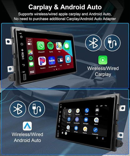 2+32G Carplay For 2005-2009 Ford Mustang Car Stereo Radio GPS WIFI Android 13 - Picture 7 of 19