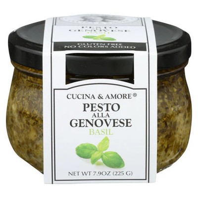 Pesto Alla Genovese Basil 7.9 Oz(Case Of 6) By Cucina Antica