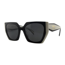 Prada PR 15WS Black / Talc Women's Sunglasses 54mm 19mm 140mm - 09Q-5S0 - DEFECT