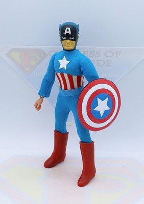 Mego Captain America Vintage 1974 Original Type 1 Action Figure ~Complete ~MINTY