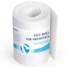Pllieay Adhesive Felt Roll, Orthopedic Roll 1/8" Thick x 6" x 2.5yd