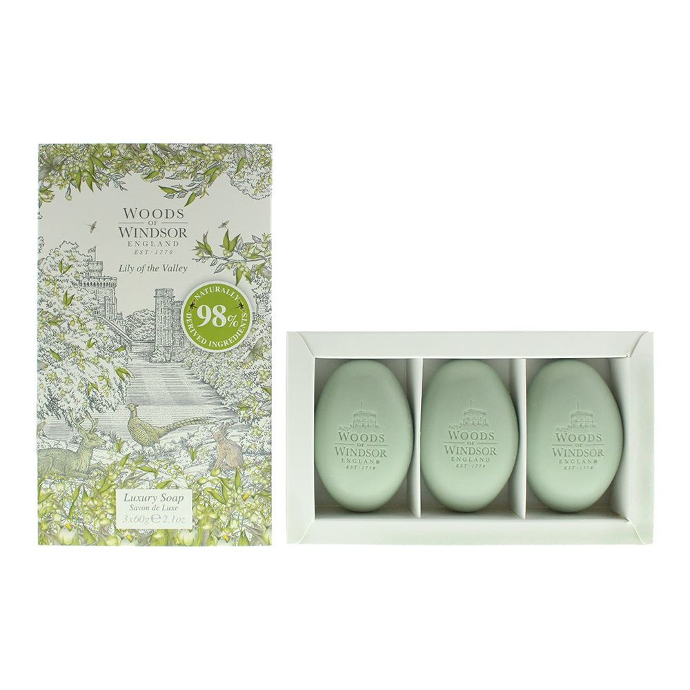 Woods Of Windsor Lily Of The Valley Soap 3 X 60g Women