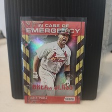 2025 Stadium Club In Case of Emergency  #ICE6  ALBERT PUJOLS  ~  Cardinals