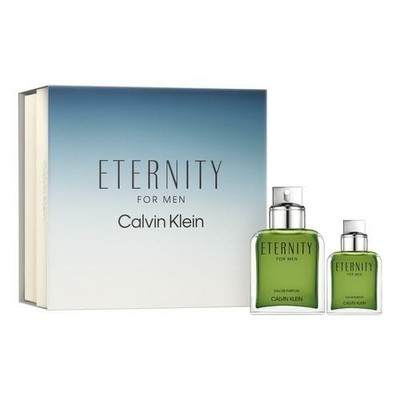 Calvin Klein Eternity 2 Pcs Gift Set Eau De Parfum Men 3.3 oz | 1 oz Woody Fresh