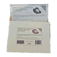 Epson CaptureOne Check Scanner Cleaning Cards Ft. Waffletechnology - 15 Cards