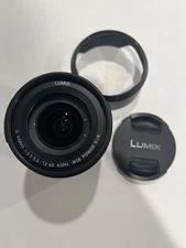 Panasonic Lumix G Vario 12-60mm f/3.5-5.6 ASPH. Power O.I.S. Zoom Lens Black