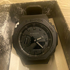 Imagen de G-SHOCK Black Analog-Digital Quartz 200m Resin Watch Alarm/Chrono Box