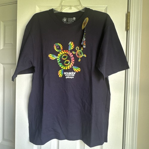 All You Need Is Ecuador Navy Blue Shortsleeved Galapagos Tshirt XL NWT