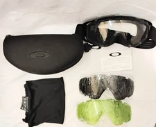 Oakley SI Ballistic Goggles Kit w/ Case, Clear/Black/Yellow Lenses Military...