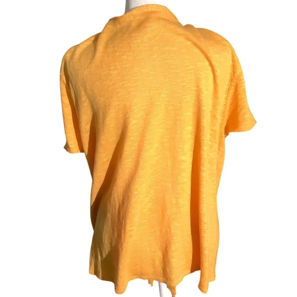 Cárdigan para mujer Eileen Fisher frente abierto XL - minimalista, ligero, lino Foto 2 de 4