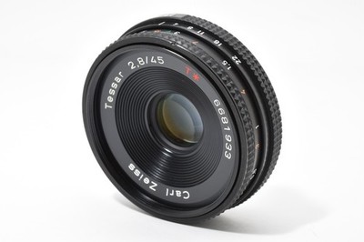 Top Mint] Contax Carl Zeiss Tessar T* 45mm F/2.8 AEJ Pancake Lens