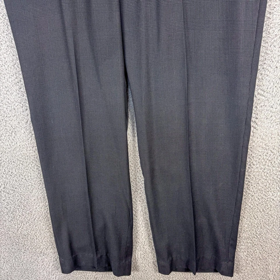 Pantalones Lauren Ralph Lauren Para Hombre 40x31 Gris Vestido a Cuadros Pantalones Lavables Foto 3 de 4