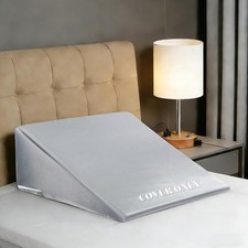 Wedge Pillow Case Cover with Zipper, Thickened Satin Fabric Soft 
