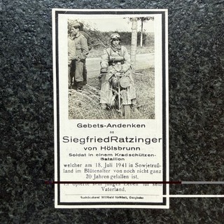 Sterbebild 4. Inf. Btl. 540 z.B.V. 1942